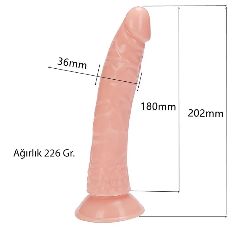 #12157 - 18 cm Gerçekçi Yapay Dildo Realistik Penis - Vomentrend