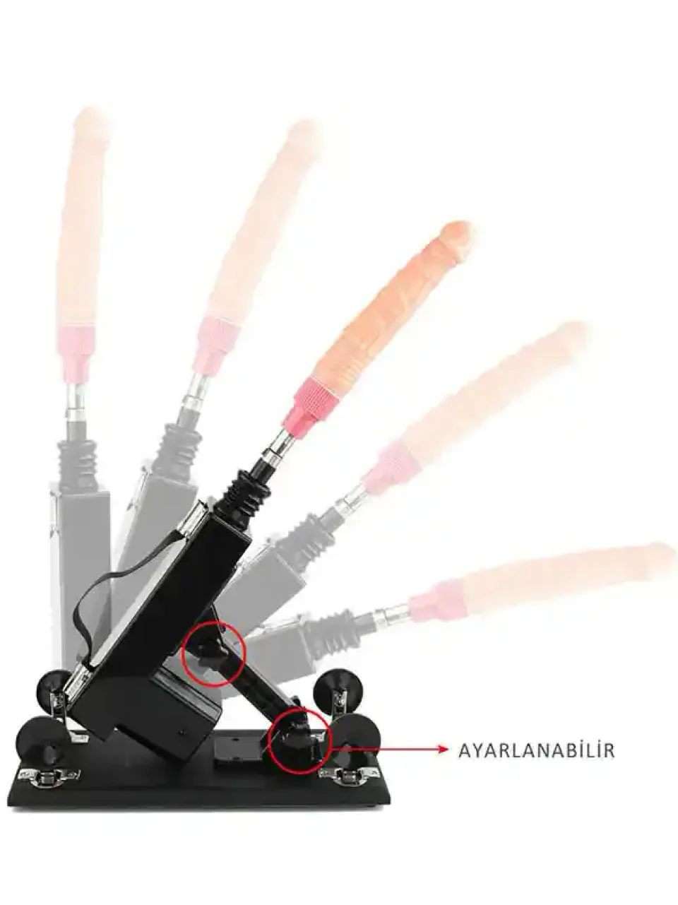 #11780 - Vantuzlu İleri Geri Hareketli Seks Makinesi