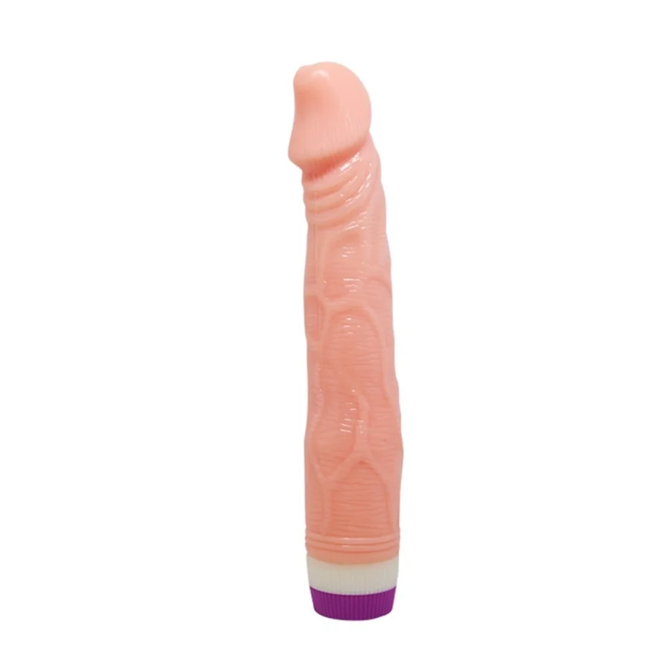 #1143 - 22 cm Güçlü Titreşimli Realistik Vibratör Gerçekci Penis Dildo