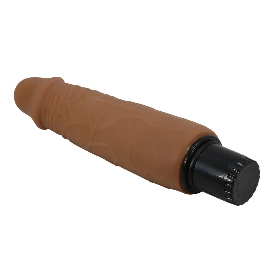 #11989 - 21,5 cm Çift katmanlı Güçlü Titreşimli Realistik Vibratör Dildo