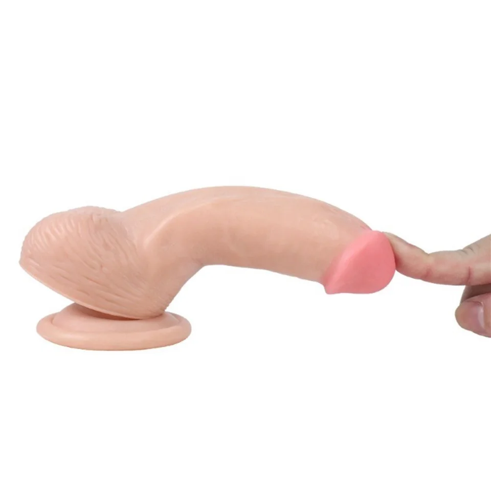 #1172 - 16 cm Realistik Ten Dokusunda Dildo Penis