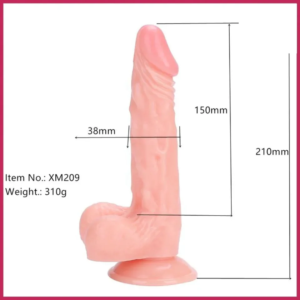 #12164 - 21 Cm Ten Rengi Gerçekçi Dildo Penis