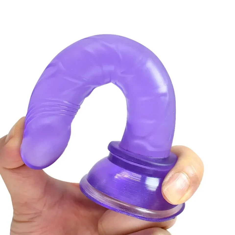 #12175 - 13 Cm Gerçekçi Dokulu Vantuzlu Vajina ve Anal Dildo