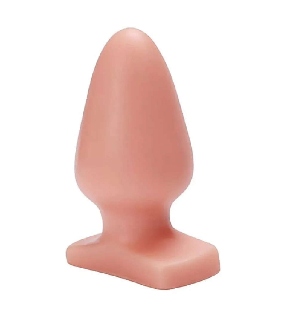 #12278 - 12 cm Büyük Boy Ten Rengi Silikon Anal Plug