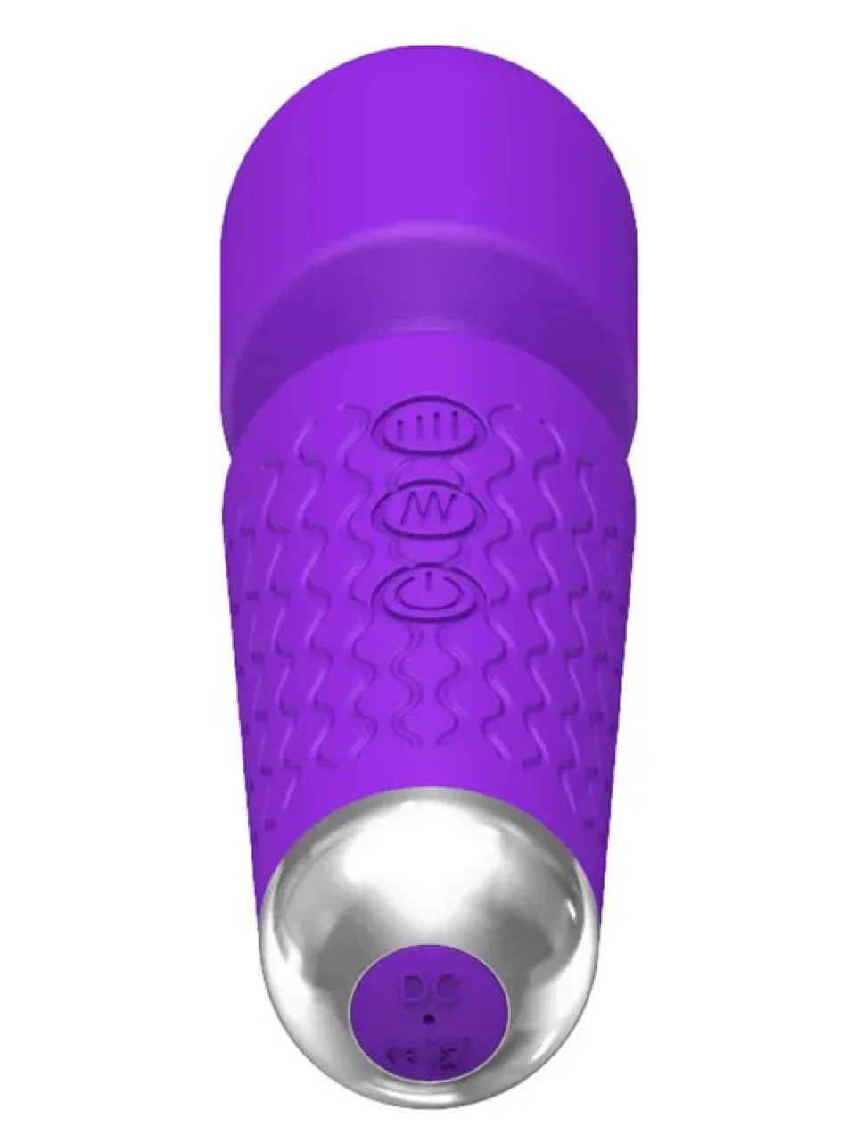 #12286 - 20 Fonksiyonlu Güçlü Şarjlı Wand Masaj Vibratörü Mor