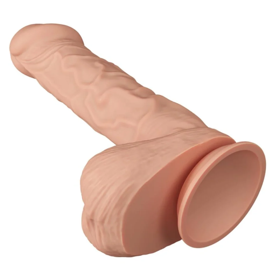 #99 - 26 cm Gerçekçi Damarlı Kalın Dildo Penis