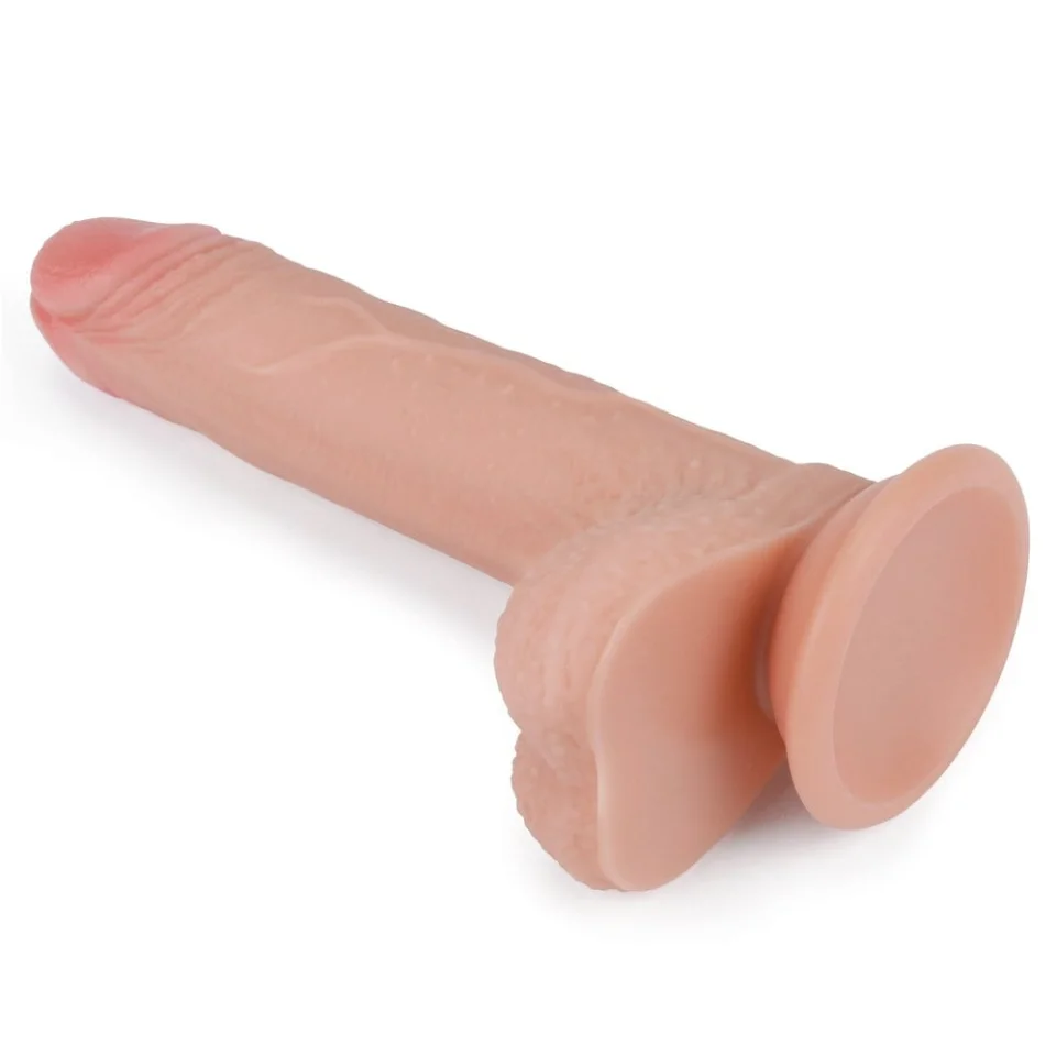 #1198 - 18 cm Yeni Nesil Ultra Yumuşak Dokulu Realistik Dildo Penis