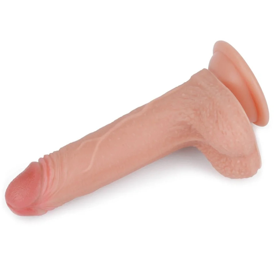 #1204 - 18 cm Yeni Nesil Ultra Yumuşak Dokulu Realistik Dildo Penis