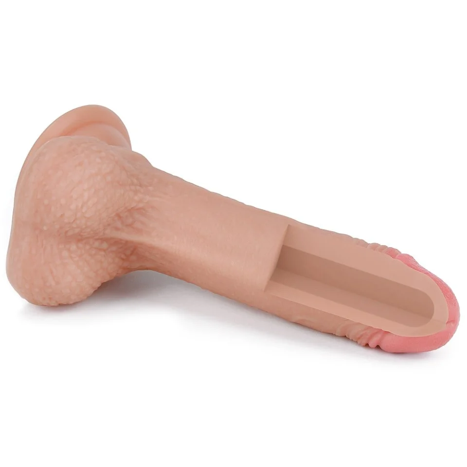 #1205 - 18 cm Yeni Nesil Ultra Yumuşak Dokulu Realistik Dildo Penis
