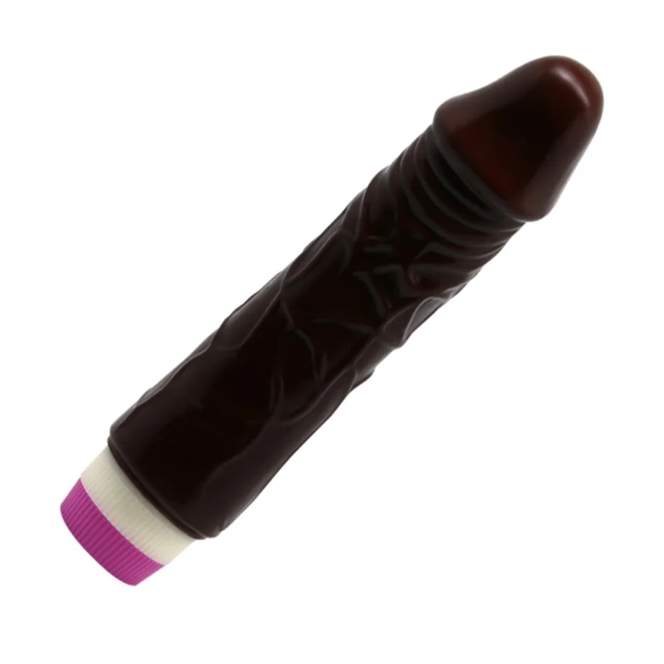 #1263 - 18,5 cm Titreşimli Melez Realistik Vibratör Penis Dildo
