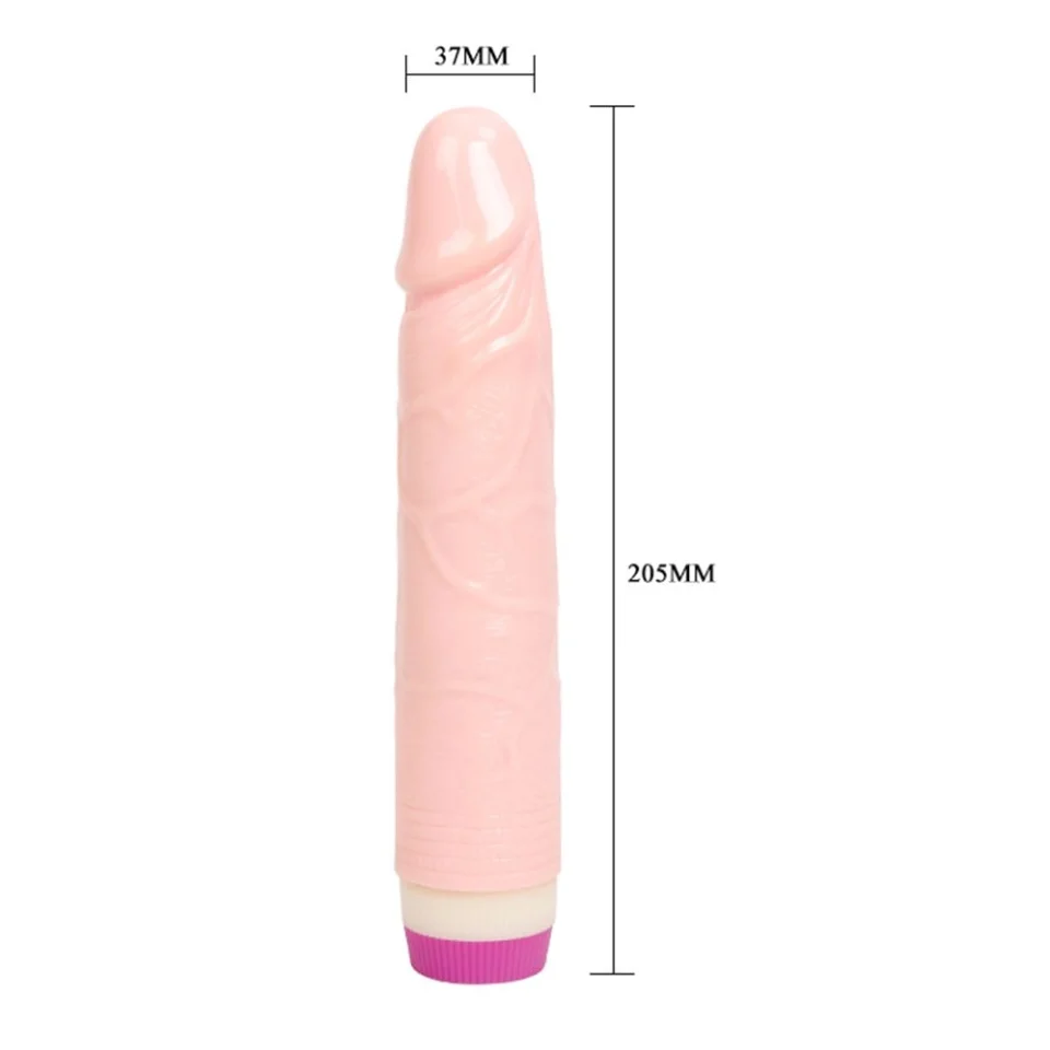 #1272 - 20 cm Titreşimli Realistik Vibratör Penis Dildo