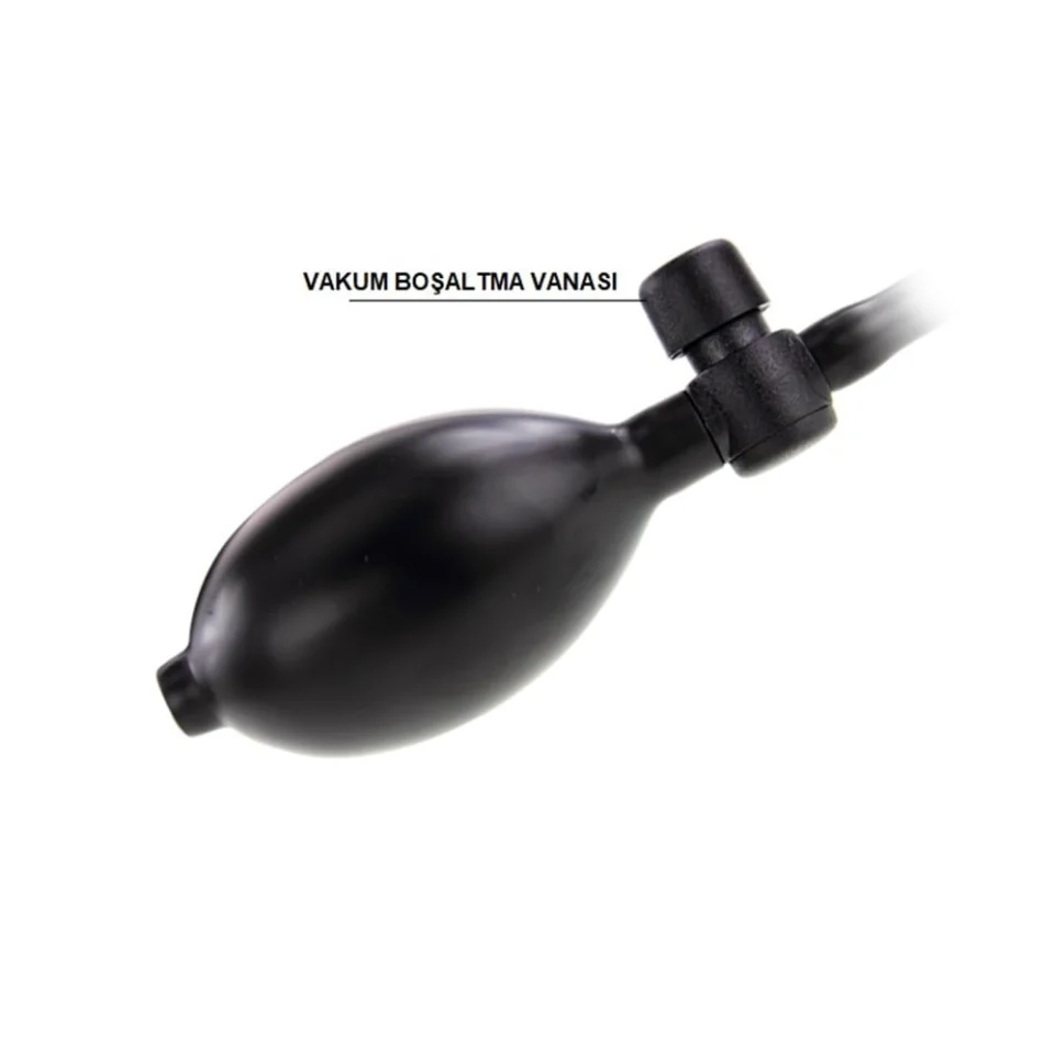 #1357 - 18 cm Pompalı Büyüyen Realistik Anal Vajinal Dildo Penis