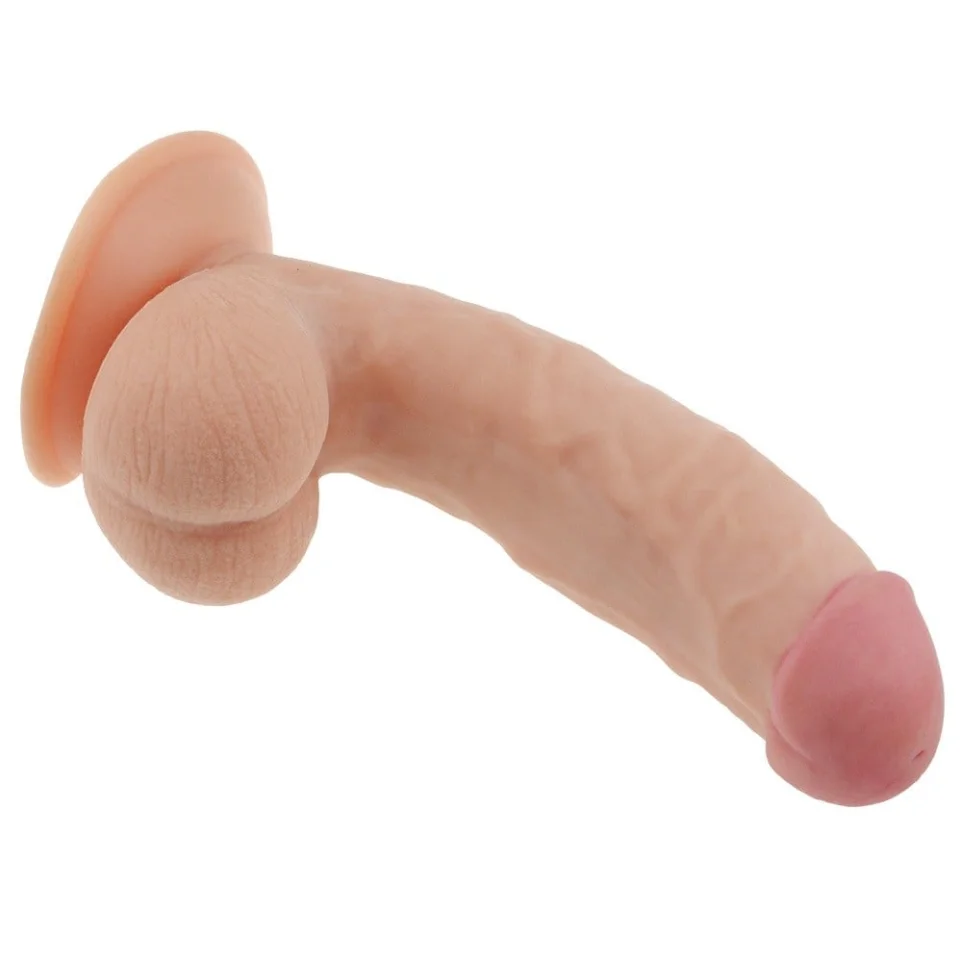#1385 - 20 cm Yeni Nesil Ultra Yumuşak Ten Dokusunda Realistik Dildo Penis