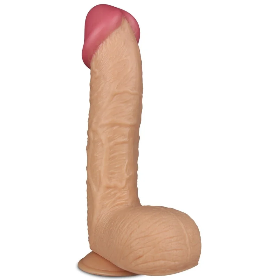 #1456 - 28,5 cm Gerçekçi Uzun Kalın Dildo Penis