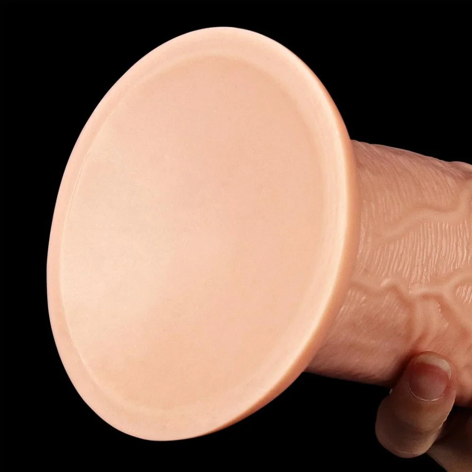 #1516 - 28 cm Gerçekçi Testissiz Kalın Dildo Penis