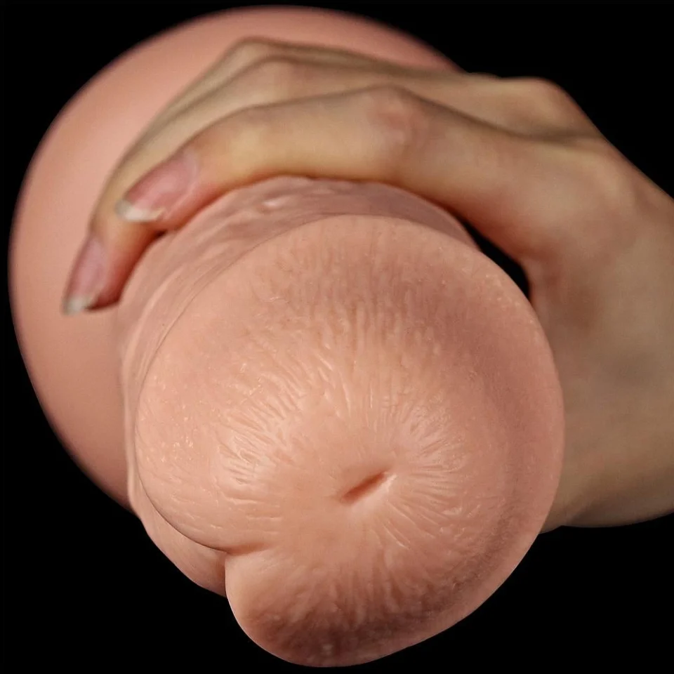 #1521 - 28 cm Gerçekçi Testissiz Kalın Dildo Penis