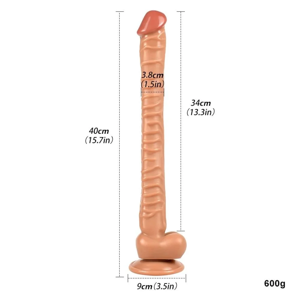 #1582 - 40 cm Gerçekçi Uzun Kalın Dildo Penis