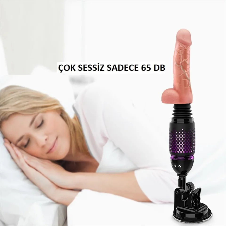 #1598 - Şarjlı Ambiyans Işıklı 7 İleri Geri Titreşim Fonksiyonu Isıtmalı Dildo