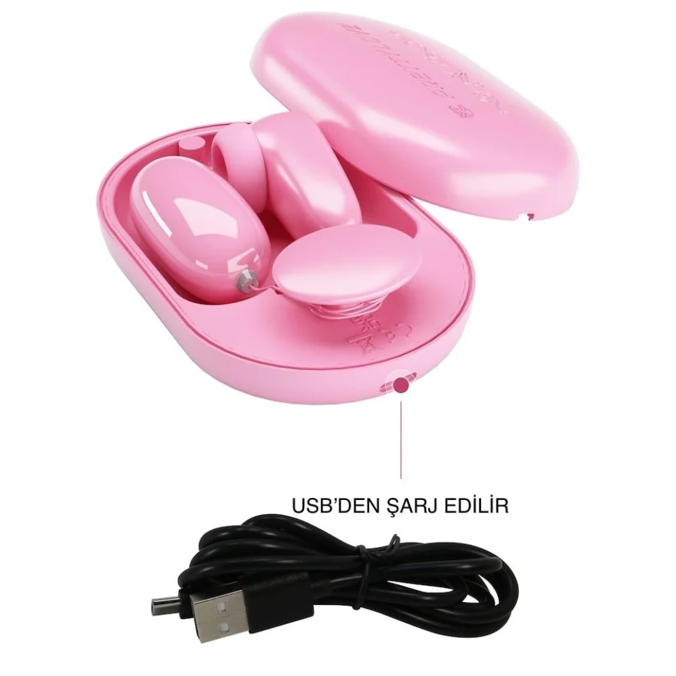 #1636 - USB Şarjlı 12 Titreşim ve 6 Dil Uyarım Fonksiyonlu Teknolojik Vibratör