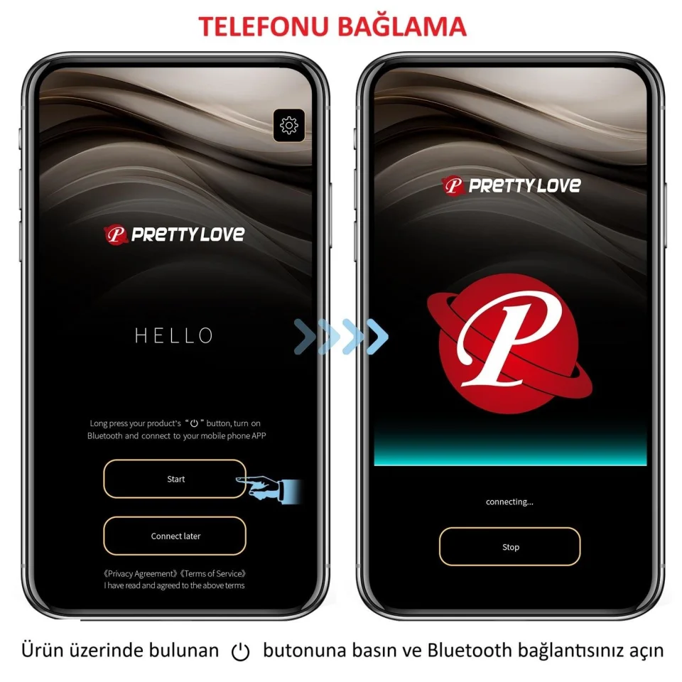 #1745 - Telefon Kumandalı 12 Titreşim Fonksiyon 3 Elektro Şoklu Vibratör