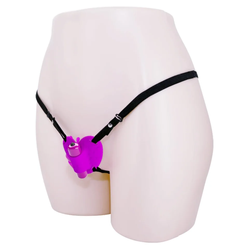 #1756 - 10 Titreşim Fonksiyonlu Belden Bağlamalı Vajinal Kelebek Vibratör