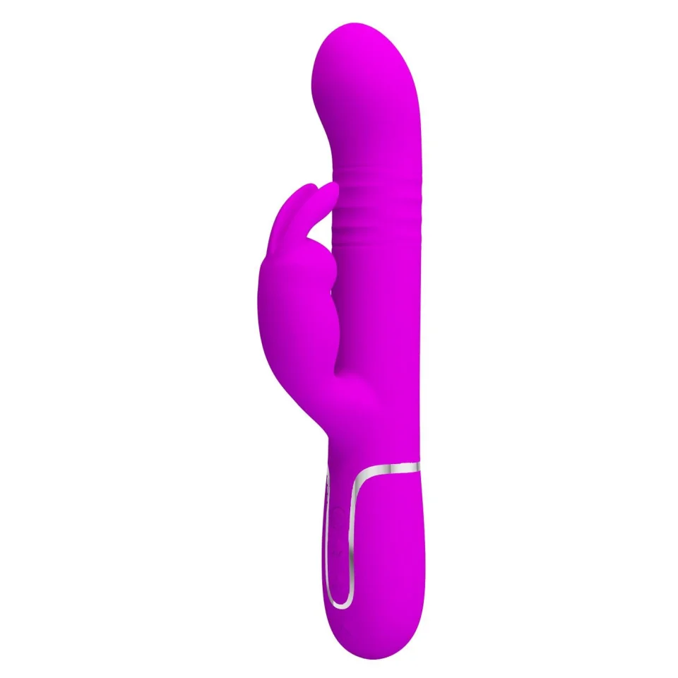 #1774 - USB Manyetik Şarjlı G-Spot Vajinal Vibratör 7 Titreşim Modu 4 İleri Geri 4 Rotasyon Seçeneği