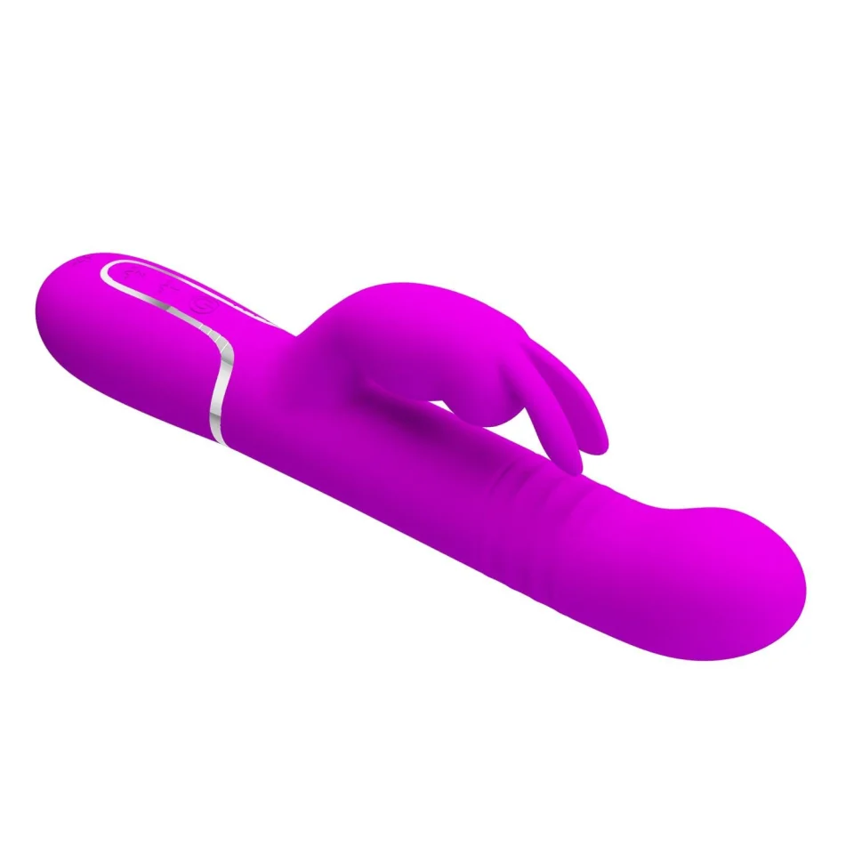 #1777 - USB Manyetik Şarjlı G-Spot Vajinal Vibratör 7 Titreşim Modu 4 İleri Geri 4 Rotasyon Seçeneği