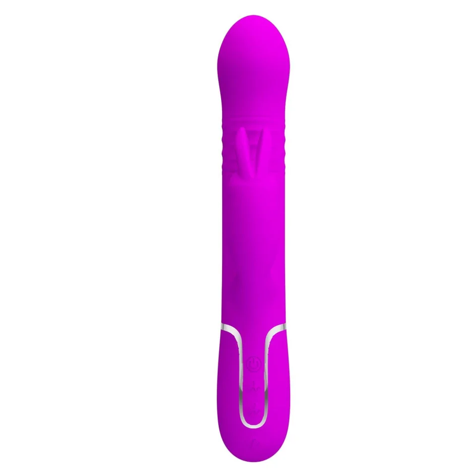 #1781 - USB Manyetik Şarjlı G-Spot Vajinal Vibratör 7 Titreşim Modu 4 İleri Geri 4 Rotasyon Seçeneği