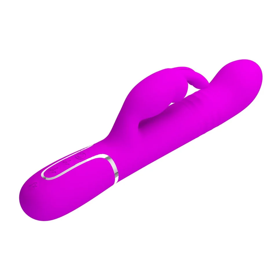 #1780 - USB Manyetik Şarjlı G-Spot Vajinal Vibratör 7 Titreşim Modu 4 İleri Geri 4 Rotasyon Seçeneği
