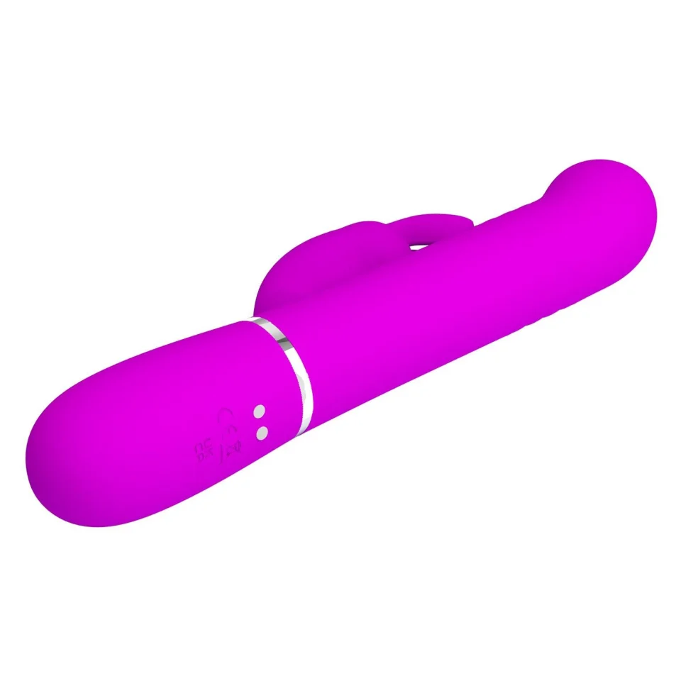 #1783 - USB Manyetik Şarjlı G-Spot Vajinal Vibratör 7 Titreşim Modu 4 İleri Geri 4 Rotasyon Seçeneği