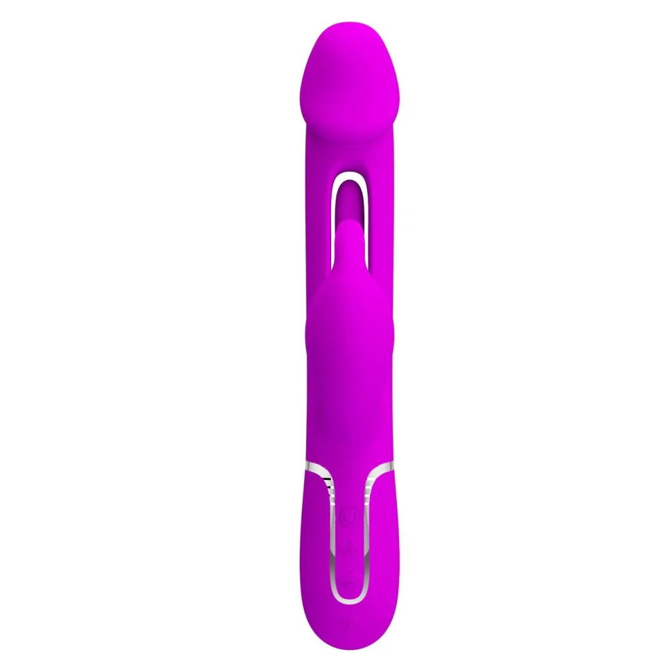 #1786 - USB Manyetik Şarjlı 7 Fonksiyon Titreşimli Klitoris Uyarıcılı Vibratör