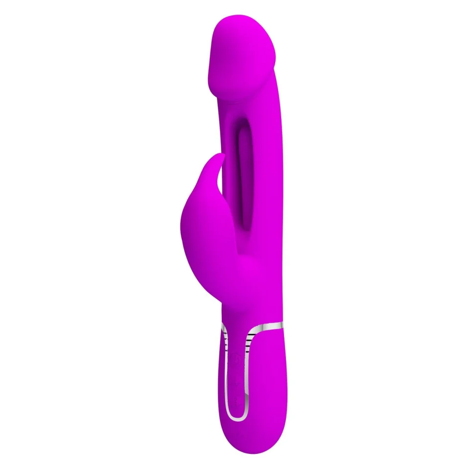 #1791 - USB Manyetik Şarjlı 7 Fonksiyon Titreşimli Klitoris Uyarıcılı Vibratör