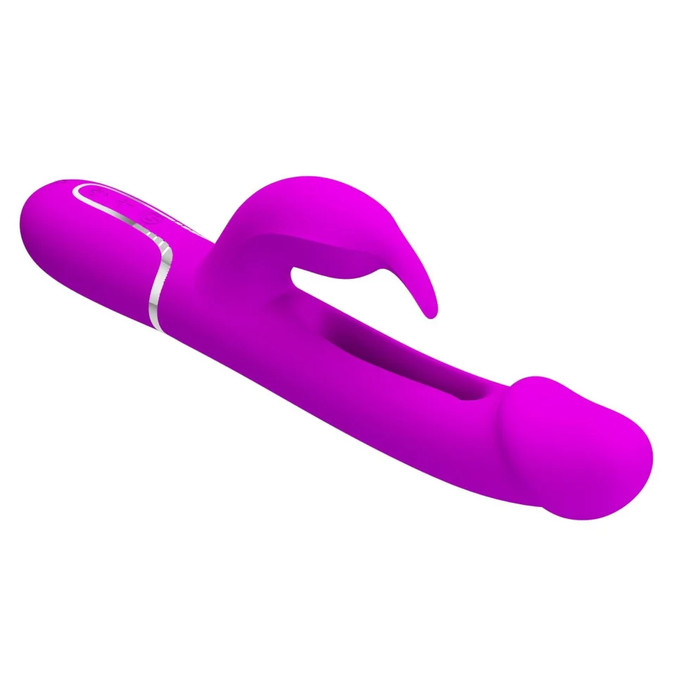 #1788 - USB Manyetik Şarjlı 7 Fonksiyon Titreşimli Klitoris Uyarıcılı Vibratör