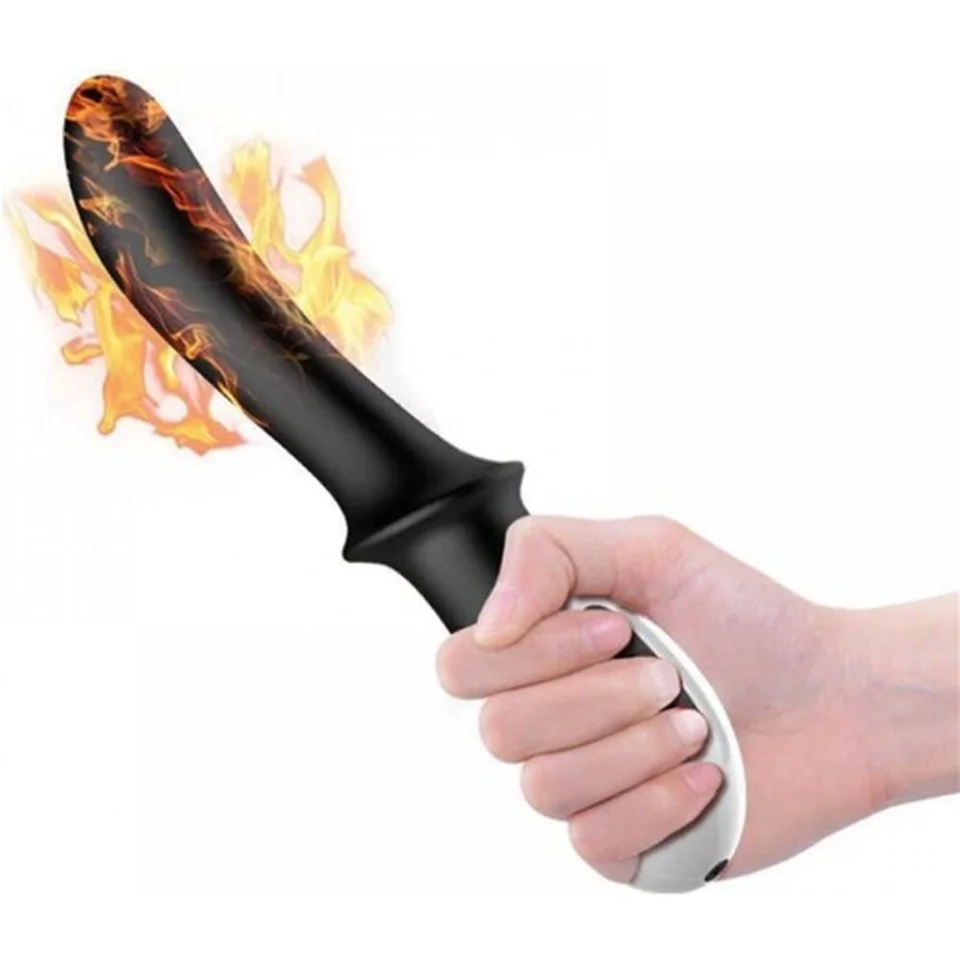 #1821 - USB Şarjlı 10 Fonksiyonlu Isıtmalı Vajinal Anal Teknolojik Vibratör