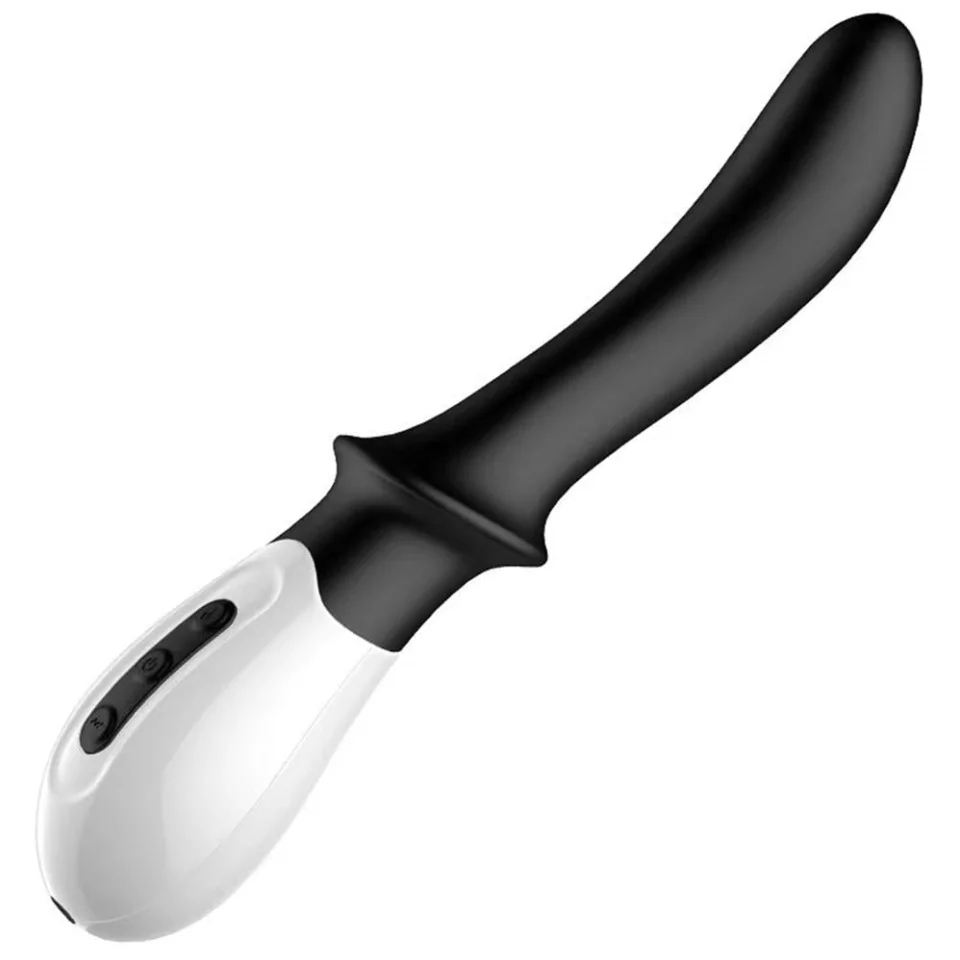 #1822 - USB Şarjlı 10 Fonksiyonlu Isıtmalı Vajinal Anal Teknolojik Vibratör