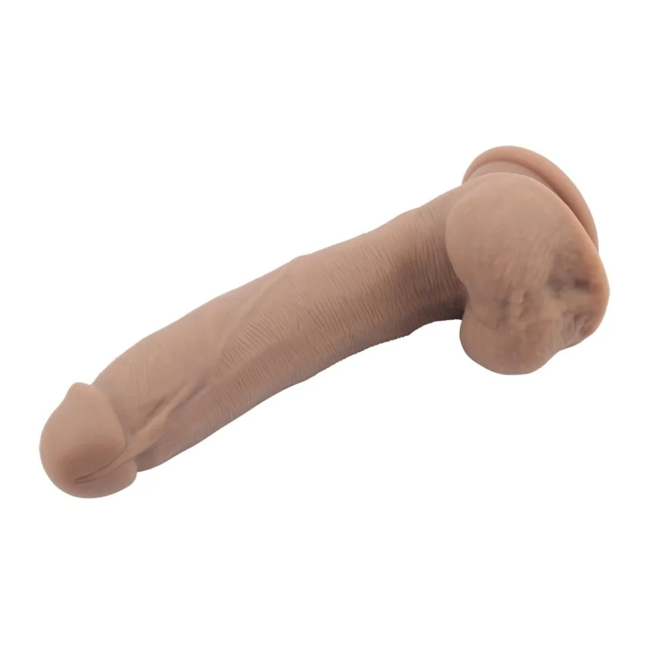 #168 - 20,5 cm Gerçekçi Melez Dildo Penis
