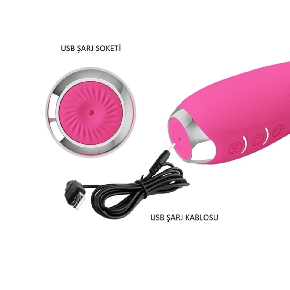 #1971 - USB Şarjlı Teknolojik G-Spot Vibratör - 12 Titreşim 3 Rotasyon Modu