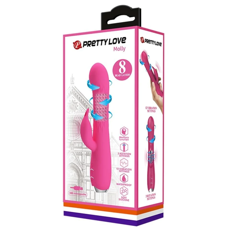 #1974 - USB Şarjlı Teknolojik G-Spot Vibratör - 12 Titreşim 3 Rotasyon Modu