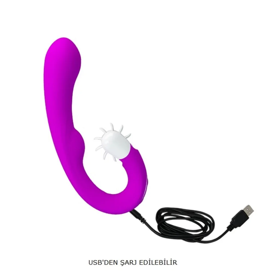 #2087 - 7 Fonksiyonlu Titreşimli Klitoris Dil Uyarıcılı Teknolojik Vibratör