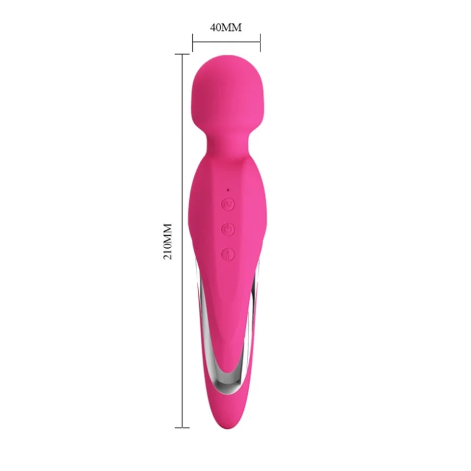 #2096 - USB Şarjlı 7 Fonksiyonlu Isıtmalı Teknolojik Vibratör