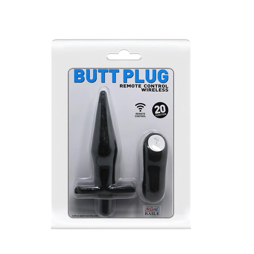 #2102 - Uzaktan Kumandalı 20 Titreşim Modlu Vibratör Anal Plug