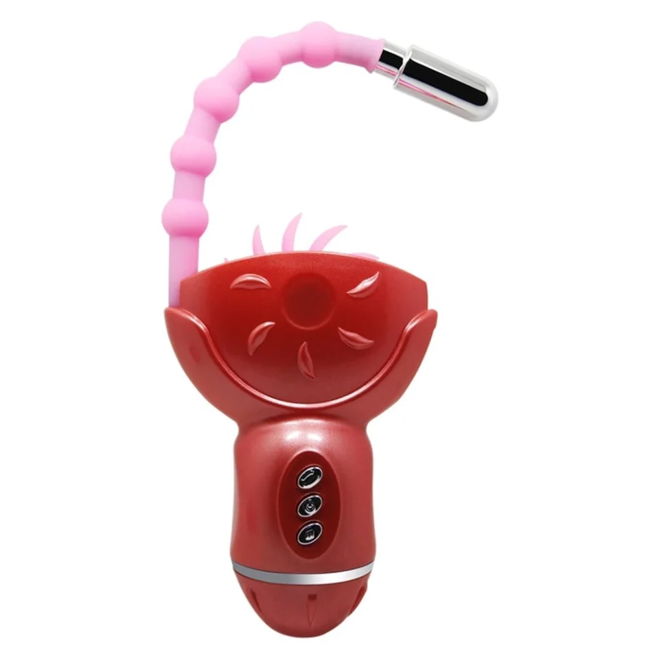 #2138 - 12 Anal Titreşim 6 Vajinal Dil Uyarım Fonksiyonlu Teknolojik Vibratör