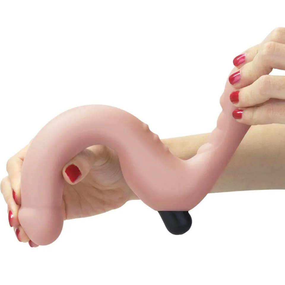 #2176 - USB Şarjlı Uzaktan Kumandalı Çift Taraflı Lezbiyen Strap-on Vibratör