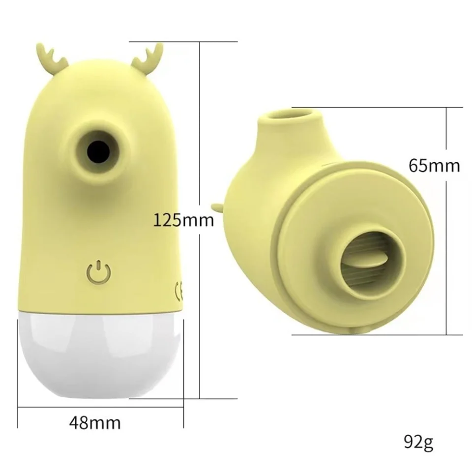 #2223 - USB Şarjlı 5 Emme ve Dil Uyarım Fonksiyonlu Teknolojik Vibratör