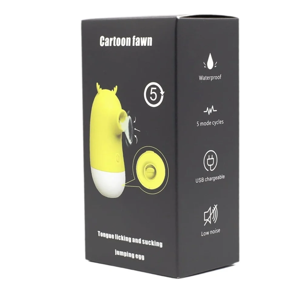 #2224 - USB Şarjlı 5 Emme ve Dil Uyarım Fonksiyonlu Teknolojik Vibratör