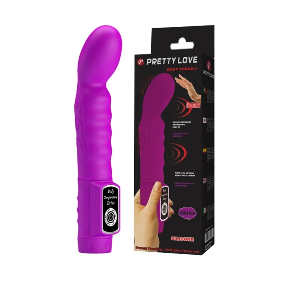#2238 - Çift Nokta Dokunma Sensörlü Güçlü Titreşimli Teknolojik Vibratör