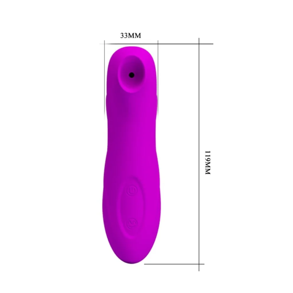 #2289 - USB Şarjlı 12 Emme Fonksiyonlu Teknolojik Vibratör