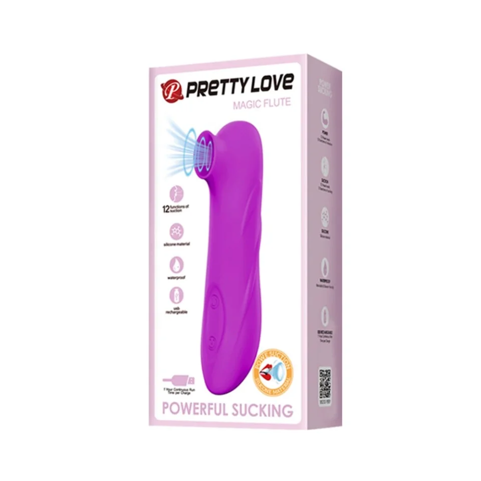 #2291 - USB Şarjlı 12 Emme Fonksiyonlu Teknolojik Vibratör