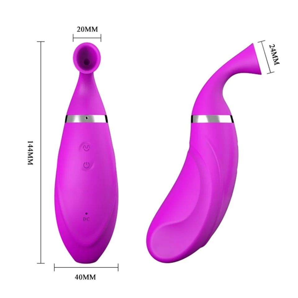 #2306 - USB Şarjlı 12 Emme Fonksiyonlu Teknolojik Vibratör