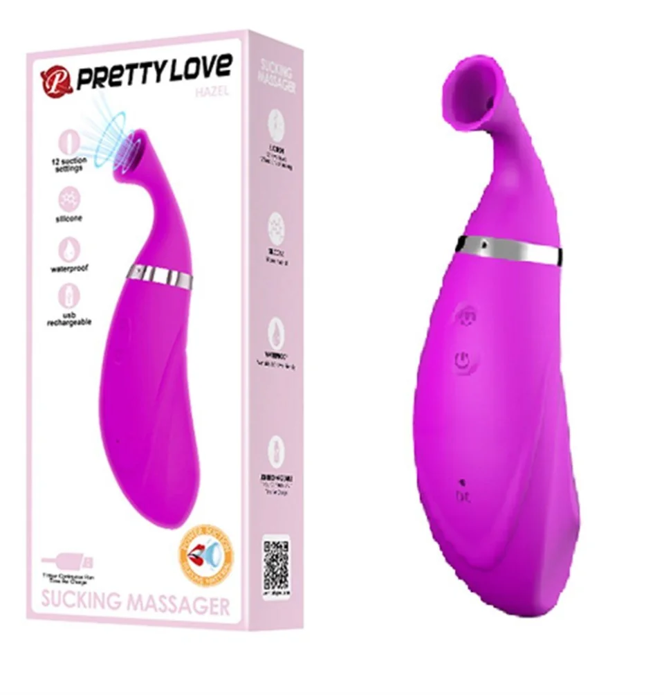 #2310 - USB Şarjlı 12 Emme Fonksiyonlu Teknolojik Vibratör